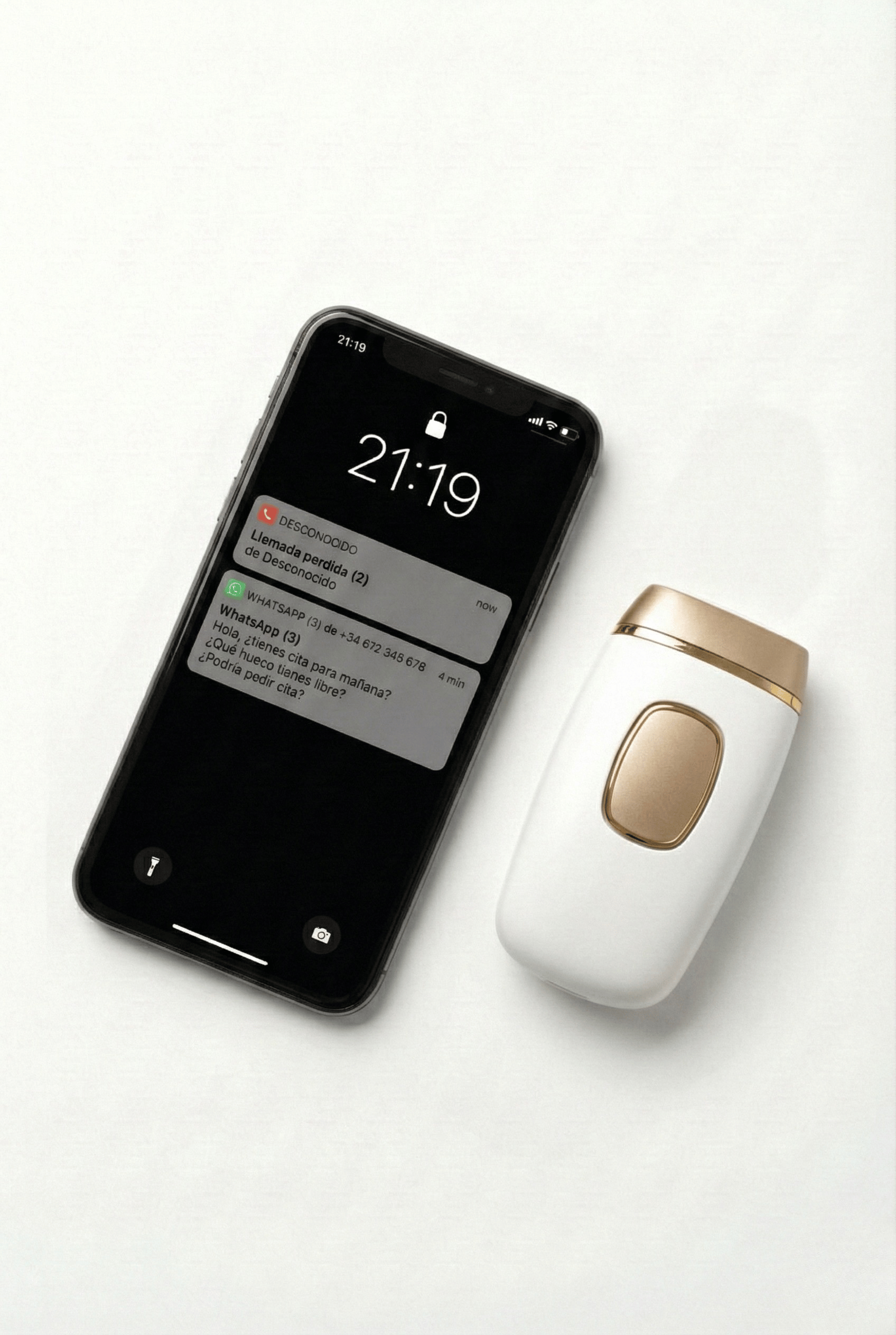 Agenda digital para centro de depilación